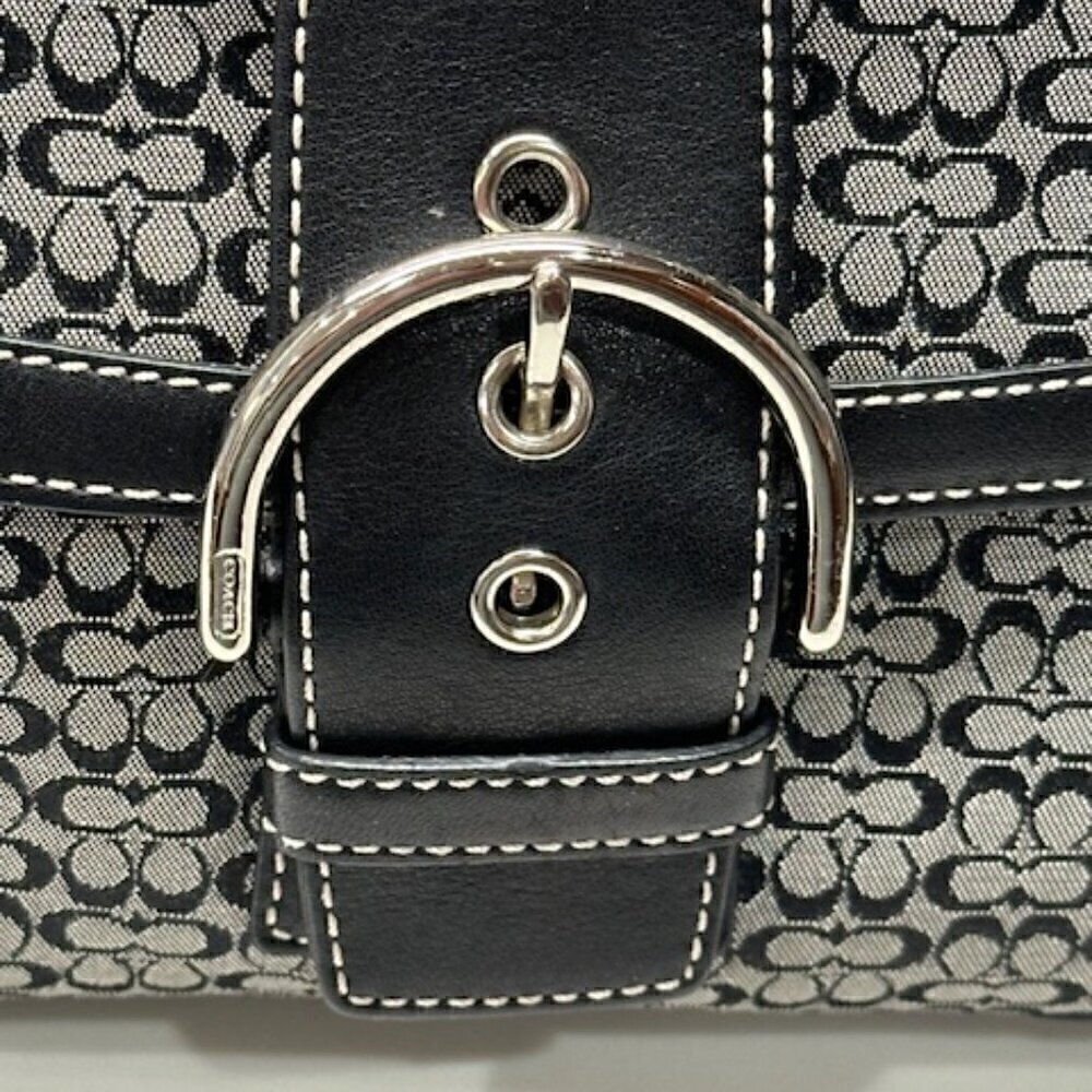 Coach Black and Gray Hobo Bag - Picture 7 of 13